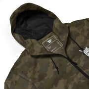 Livin' Aloha Lightweight Full Zip Lightweight Windbreaker (Forest Camo)