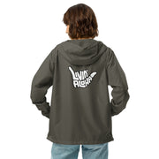 Livin' Aloha Lightweight Full Zip Lightweight Windbreaker (Graphite Gray)