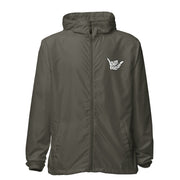 Livin' Aloha Lightweight Full Zip Lightweight Windbreaker (Graphite Gray)