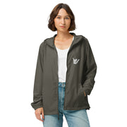 Livin' Aloha Lightweight Full Zip Lightweight Windbreaker (Graphite Gray)