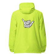 Livin' Aloha Lightweight Full Zip Lightweight Windbreaker (Safety Yellow)