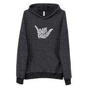 Livin' Aloha Sueded Fleece Pullover (Heather Black)