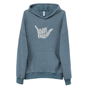 Livin' Aloha Sueded Fleece Pullover (Heather Slate)