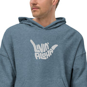 Livin' Aloha Sueded Fleece Pullover (Slate Heather